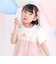 【スラプリ】花柄シフォンレースリボンワンピース(80~130cm)