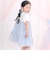 【スラプリ】花柄シフォンレースリボンワンピース(80~130cm)