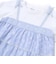 【スラプリ】花柄シフォンレースリボンワンピース(80~130cm)