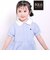 【POLO BCS(ポロ・ビーシーエス)×SLAP SLIPコラボ】リボン付きデニムストライプシャツワンピース(80~130cm)