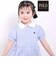 【POLO BCS(ポロ・ビーシーエス)×SLAP SLIPコラボ】リボン付きデニムストライプシャツワンピース(80~130cm)