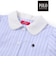 【POLO BCS(ポロ・ビーシーエス)×SLAP SLIPコラボ】リボン付きデニムストライプシャツワンピース(80~130cm)
