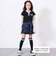 レースアップTシャツ＆レースアームカバーセット(110~150cm)