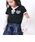 レースアップTシャツ＆レースアームカバーセット(110~150cm)