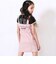 レースアップTシャツ＆レースアームカバーセット(110~150cm)