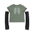 レースアップTシャツ＆レースアームカバーセット(110~150cm)