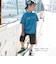 【接触冷感】刺しゅう風ロゴプリントBIGTシャツ(110~160cm)