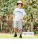 コード刺しゅうロゴ天竺半袖Tシャツ(90~160cm)