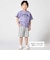 コード刺しゅうロゴ天竺半袖Tシャツ(90~160cm)