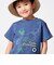 コンパスワッペンアドベンチャーMAPプリント天竺半袖Tシャツ(90~150cm)