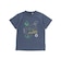 コンパスワッペンアドベンチャーMAPプリント天竺半袖Tシャツ(90~150cm)