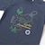 コンパスワッペンアドベンチャーMAPプリント天竺半袖Tシャツ(90~150cm)