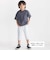 【接触冷感】メッシュ切替 ビッグシルエットTシャツ(110~160cm)