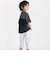 【接触冷感】メッシュ切替 ビッグシルエットTシャツ(110~160cm)