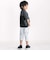 【接触冷感】メッシュ切替 ビッグシルエットTシャツ(110~160cm)