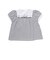 【マリンシリーズ】セーラーカラーボーダー半袖Tシャツ+パンツセットアップ(80~130cm)