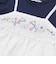 【お揃い】スカラップキャミストライプ&ドビー半袖Tシャツ(80~130cm)