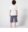 【抗菌・防臭】バックボーダーストレッチツイル6分丈パンツ(90~130cm)