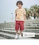 Explorerメッシュロゴタイダイ染め天竺半袖Tシャツ(90~150cm)