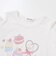 スイーツ刺しゅう肩開き半袖Tシャツ＆スカパンセットアップ(80~130cm)