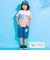【接触冷感】キーチェーン刺しゅう5分丈パンツ(80~130cm)