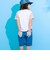 【接触冷感】キーチェーン刺しゅう5分丈パンツ(80~130cm)