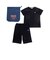 【接触冷感】ヘンリーネックTシャツ＆パンツセット(110~160cm)