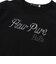 ペタルスリーブ発泡ドットロゴプリントTシャツ(90~160cm)