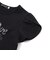ペタルスリーブ発泡ドットロゴプリントTシャツ(90~160cm)