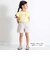 ペタルスリーブ発泡ドットロゴプリントTシャツ(90~160cm)