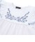 フラワー刺しゅう天竺フリル袖フレアTシャツ(90~150cm)