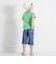 ライトオンスデニム裾ロールアップハーフパンツ(90~150cm)