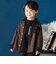 ストライプ長袖ジャケットシャツ(95~150cm)