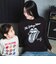 【ザ・ローリング・ストーンズｘSLAP】フロントｘバックロゴプリント長袖Tシャツ大人