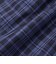 【店舗限定】リブ＋チェックドッキング長袖ワンピース(95~150cm)