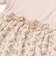 【店舗限定】リブ＋ネル花柄ドッキング長袖ワンピース(95~150cm)