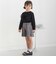 【店舗限定】ヘリンボーンキュロットパンツ(95~150cm)
