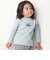 恐竜刺しゅうスムース長袖Tシャツ+ムラ染めジョガーパンツ セット(80~90cm)