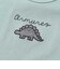 恐竜刺しゅうスムース長袖Tシャツ+ムラ染めジョガーパンツ セット(80~90cm)