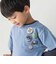 缶バッジ風立体プリント半袖Tシャツ+ロゴ長袖Tシャツ セット(90~160cm)