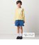 グログランBIGリボンモチーフ裾スカラップ長袖Tシャツ(90~160cm)