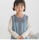 【店舗限定】2段フリルリブトップス(95~160cm)