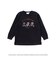 【ザ・ローリング・ストーンズｘNEXCHIC】天竺フロッキープリントTシャツ(110~150cm)