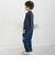 【店舗限定】カーゴ刺しゅうストレッチデニムパンツ(95~160cm)