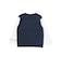 ネクタイメガネパッチ袖切り替え長袖Tシャツ(80~130cm)