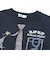 ネクタイメガネパッチ袖切り替え長袖Tシャツ(80~130cm)