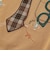 ネクタイメガネパッチ袖切り替え長袖Tシャツ(80~130cm)