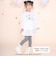 【サンリオキャラクターズｘSLAPSLIP】パッチ刺しゅう肩フリル長袖Tシャツ(80~130cm)