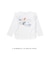 【サンリオキャラクターズｘSLAPSLIP】パッチ刺しゅう肩フリル長袖Tシャツ(80~130cm)