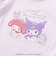 【サンリオキャラクターズｘSLAPSLIP】パッチ刺しゅう肩フリル長袖Tシャツ(80~130cm)